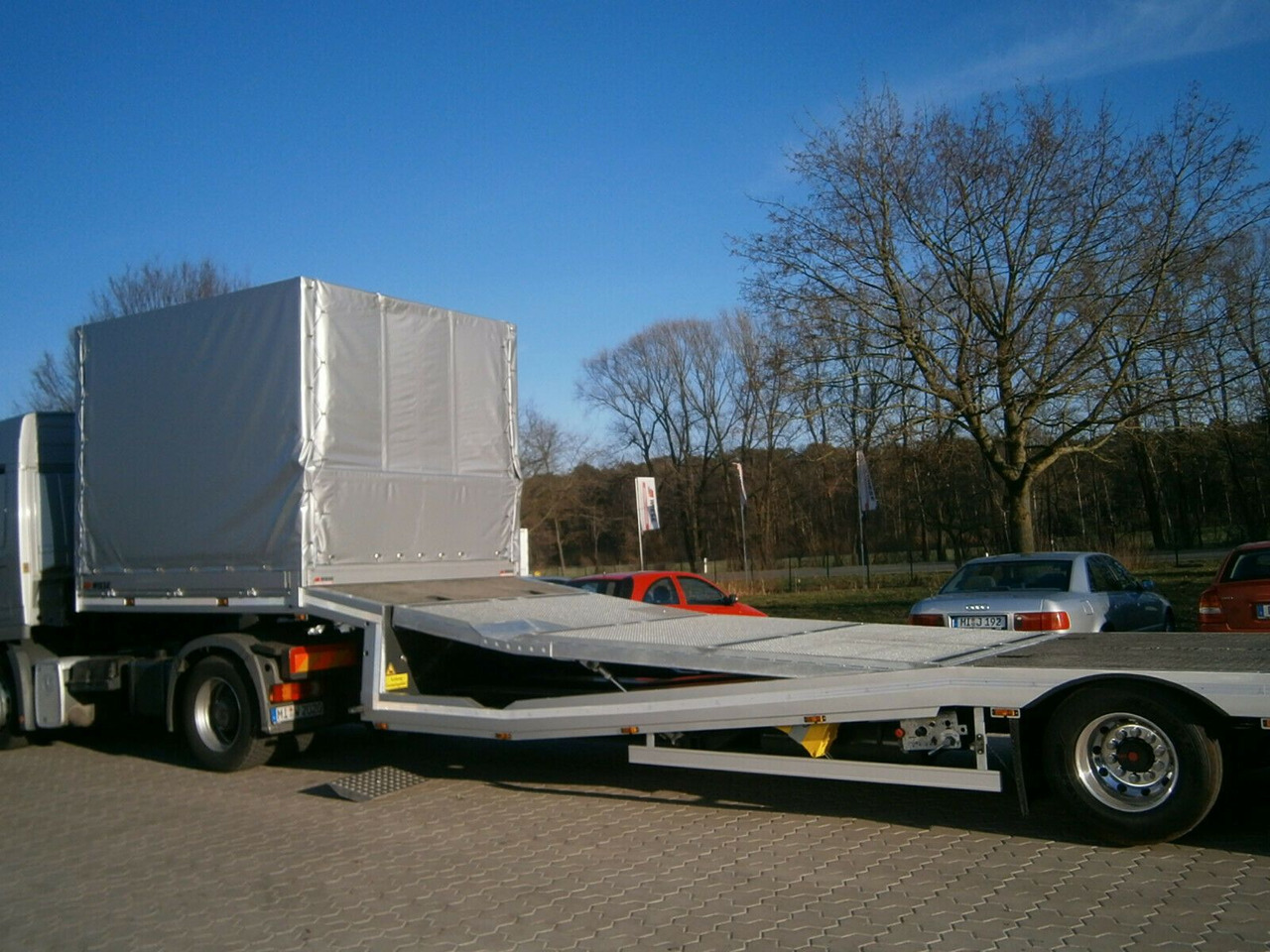Gabelstaplertransporter Tiefbett Rampen - Podvalníkový návěs: obrázek 3 Gabelstaplertransporter Tiefbett Rampen - Podvalníkový návěs: obrázek 3