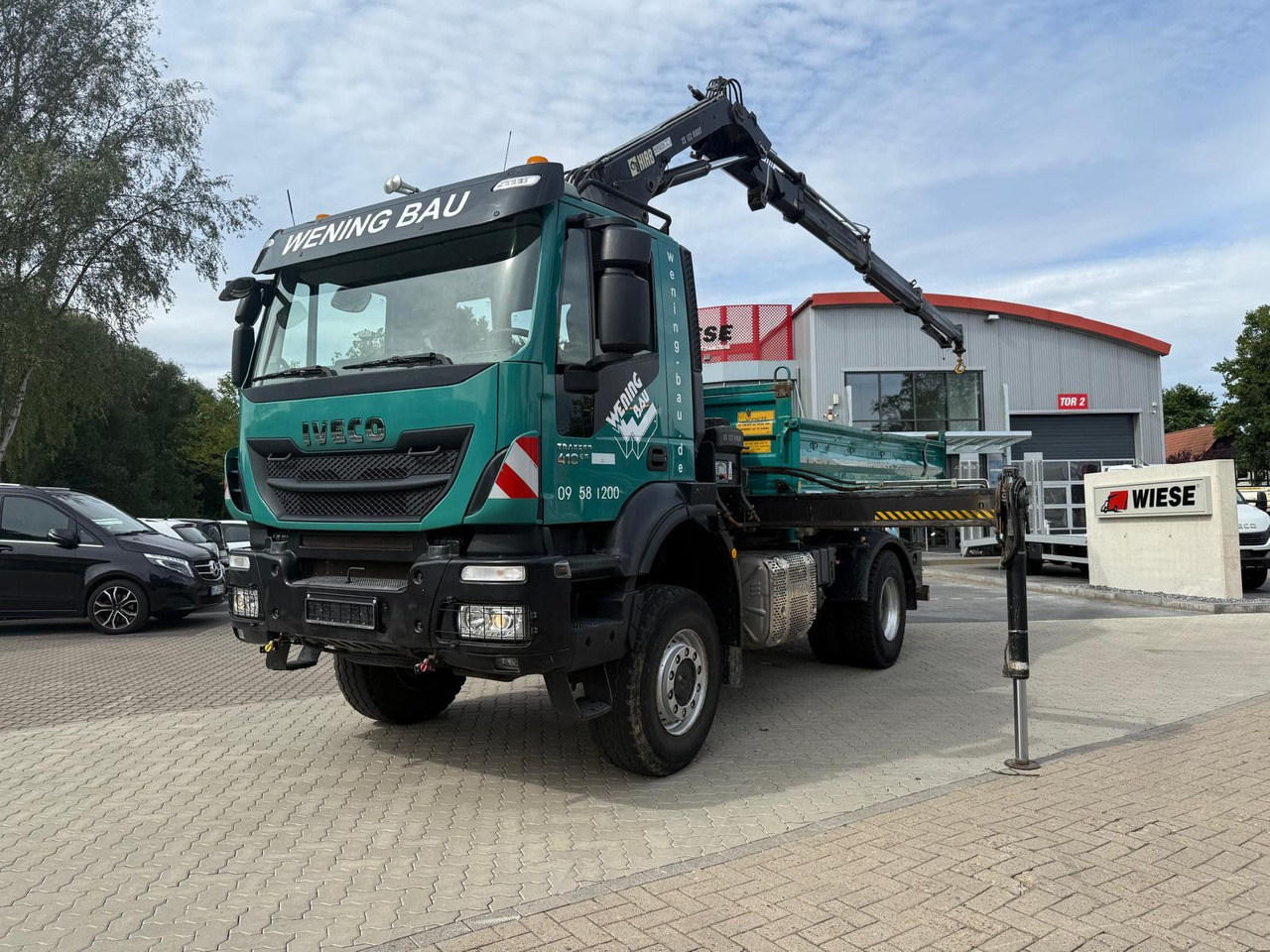 Iveco AD190 T/W Trakker 410 4x4 Allrad Kran KipperHIAB - Sklápěč, Auto s hydraulickou rukou: obrázek 1 Iveco AD190 T/W Trakker 410 4x4 Allrad Kran KipperHIAB - Sklápěč, Auto s hydraulickou rukou: obrázek 1