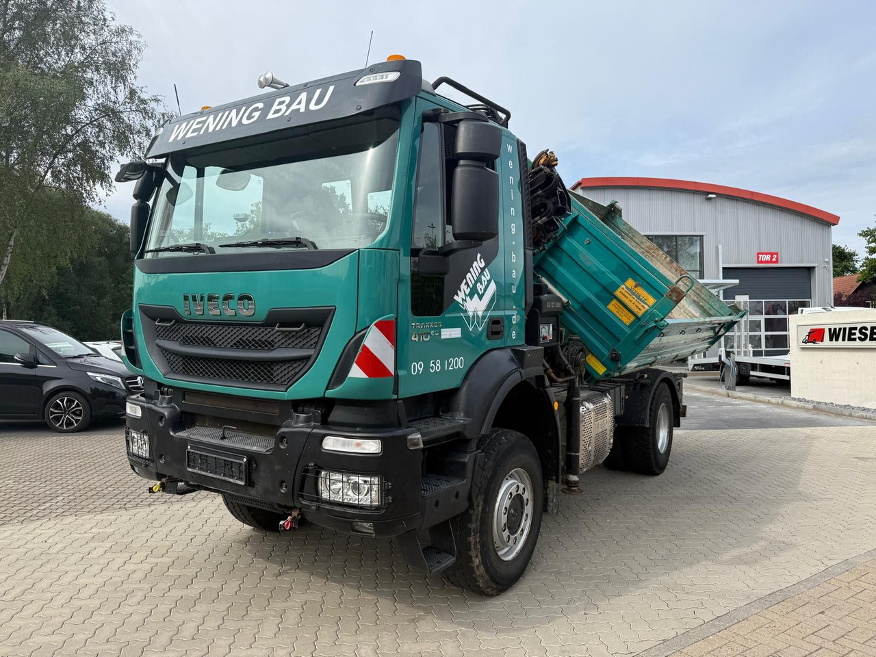 Iveco AD190 T/W Trakker 410 4x4 Allrad Kran KipperHIAB - Sklápěč, Auto s hydraulickou rukou: obrázek 1 Iveco AD190 T/W Trakker 410 4x4 Allrad Kran KipperHIAB - Sklápěč, Auto s hydraulickou rukou: obrázek 1