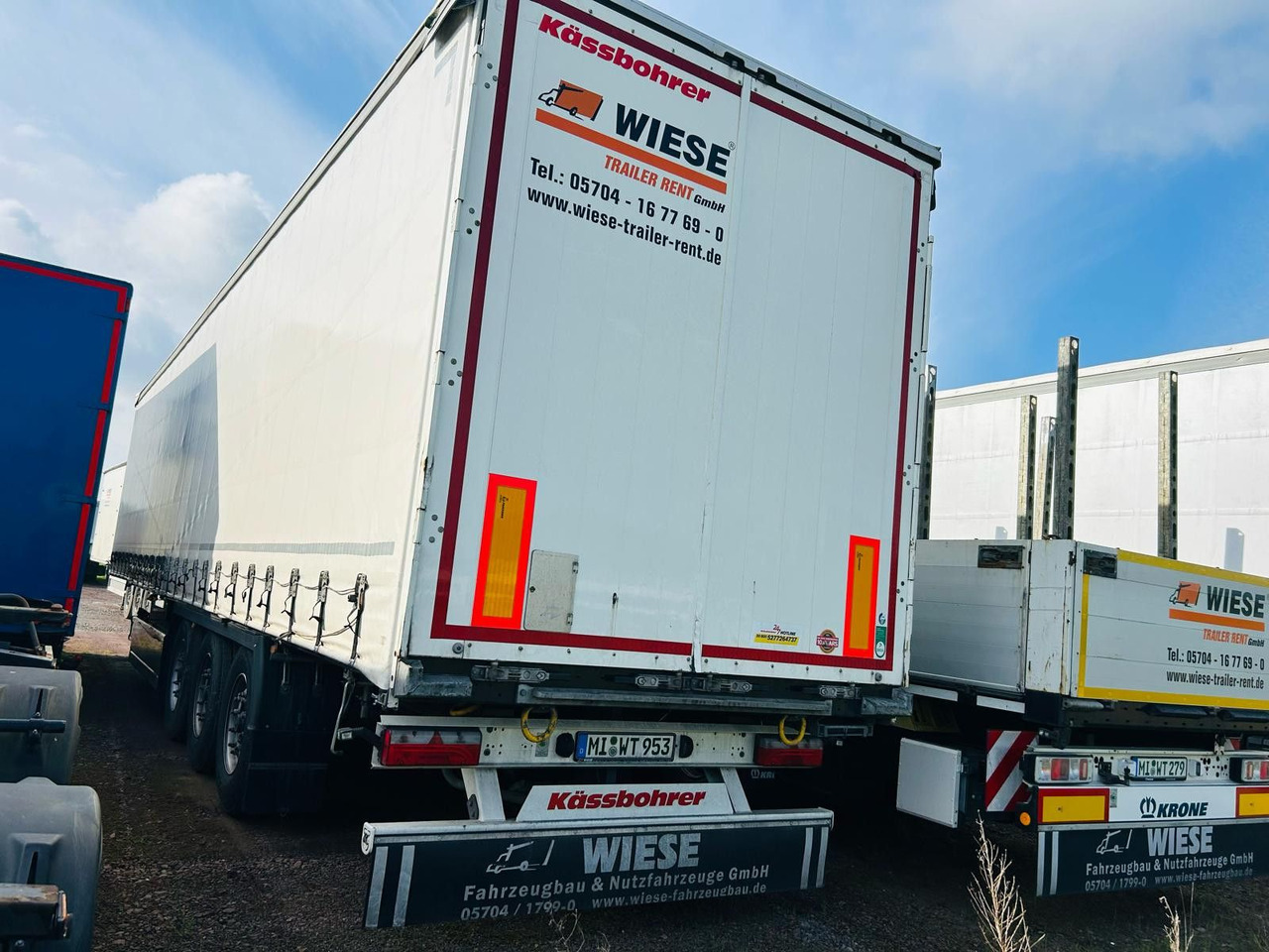 Kässbohrer Schiebeplanen Auflieger - Plachtový návěs: obrázek 1 Kässbohrer Schiebeplanen Auflieger - Plachtový návěs: obrázek 1
