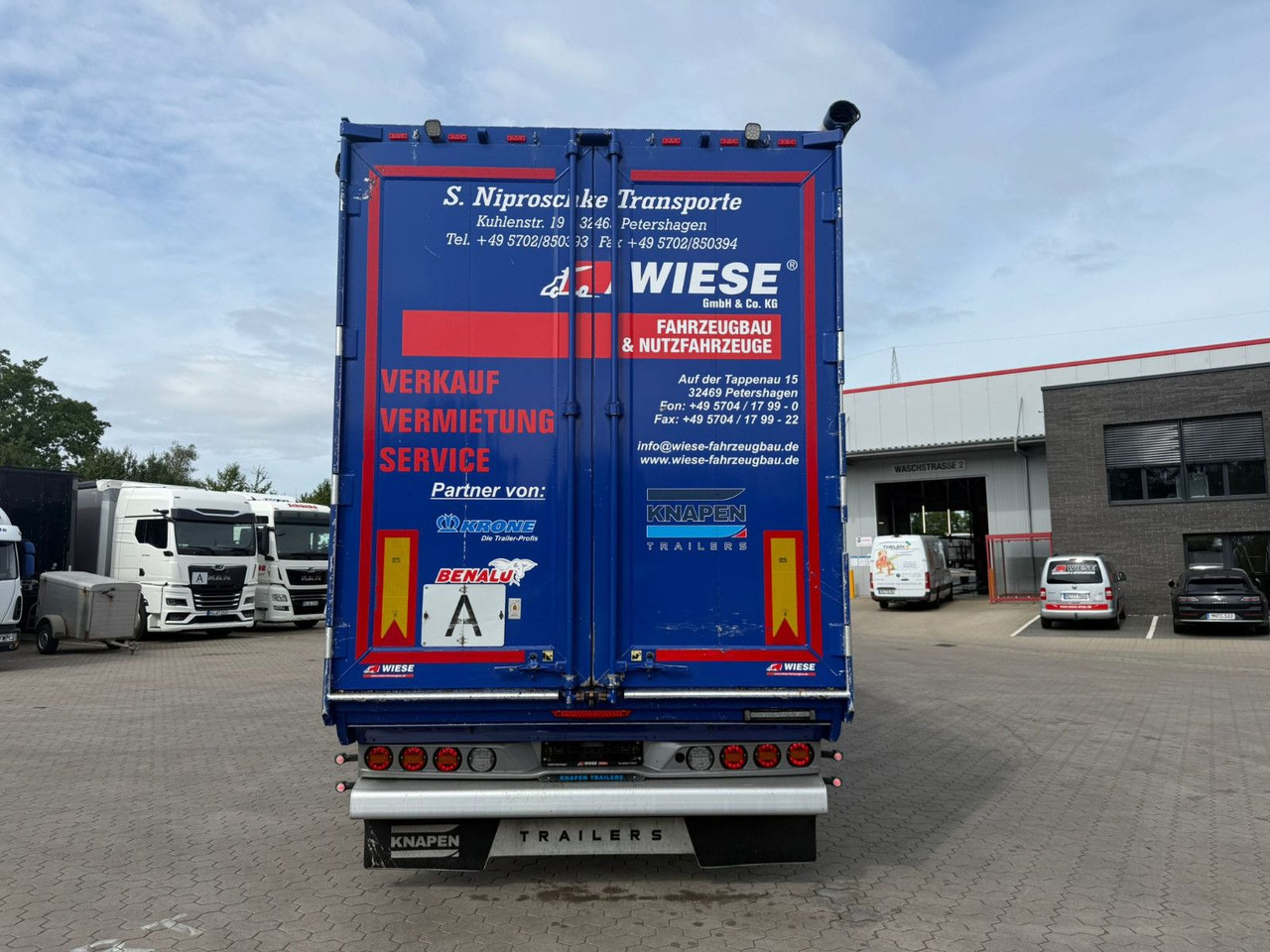 Knapen K100 Schubboden 92m³ 10mm Boden Guter Zustand - S posuvnou podlahou návěs: obrázek 5 Knapen K100 Schubboden 92m³ 10mm Boden Guter Zustand - S posuvnou podlahou návěs: obrázek 5
