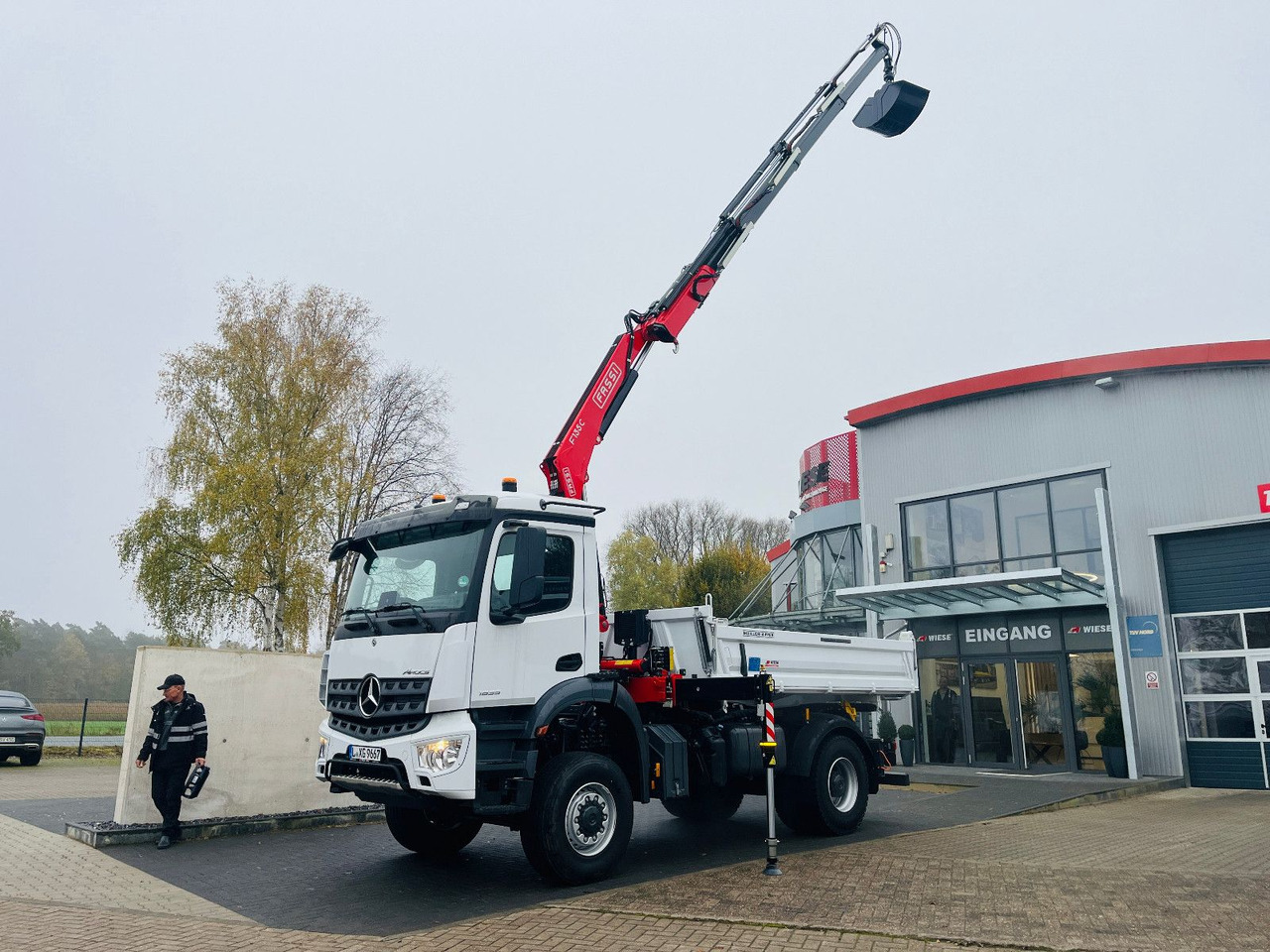 Mercedes-Benz Arocs 1835  4x4 Meiller Fassi F135 Kran Kipper leasing Mercedes-Benz Arocs 1835  4x4 Meiller Fassi F135 Kran Kipper: obrázek 11