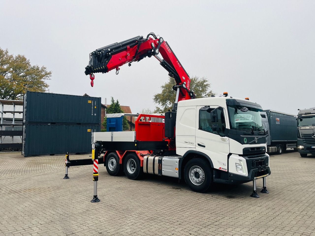Volvo FMX 540 6x2 mit F545RA.2.28 - Nákladní automobil valníkový/ Plošinový, Auto s hydraulickou rukou: obrázek 1 Volvo FMX 540 6x2 mit F545RA.2.28 - Nákladní automobil valníkový/ Plošinový, Auto s hydraulickou rukou: obrázek 1