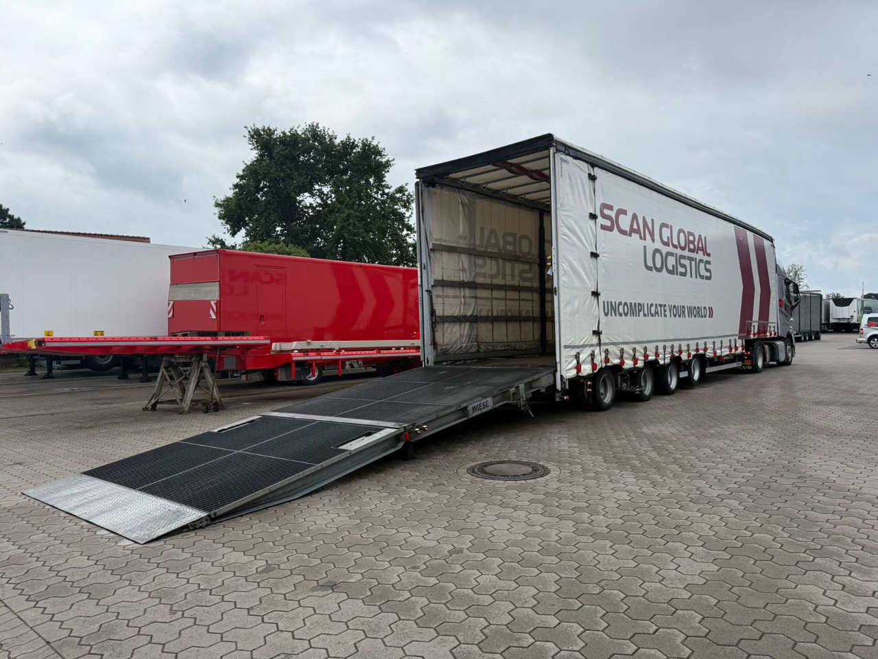 Wiese 4-Achs Mega Gabelstaplertransporter Rampe - Podvalníkový návěs: obrázek 5 Wiese 4-Achs Mega Gabelstaplertransporter Rampe - Podvalníkový návěs: obrázek 5