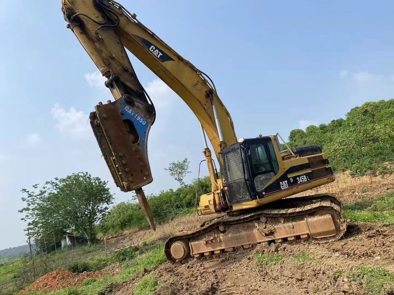 CATERPILLAR 345B - Pásové rýpadlo: obrázek 1 CATERPILLAR 345B - Pásové rýpadlo: obrázek 1