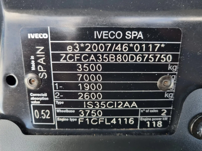 Chladící dodávka Iveco Daily 35C16 3.0D Koelkoffer LBW Xarios 350 st 230V Euro 6: obrázek 8