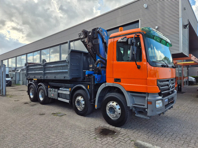 Mercedes-Benz Actros 3241 8X4 Containersysteem/ 20T HMF crane/ Manual - Hákový nosič kontejnerů, Auto s hydraulickou rukou: obrázek 3 Mercedes-Benz Actros 3241 8X4 Containersysteem/ 20T HMF crane/ Manual - Hákový nosič kontejnerů, Auto s hydraulickou rukou: obrázek 3
