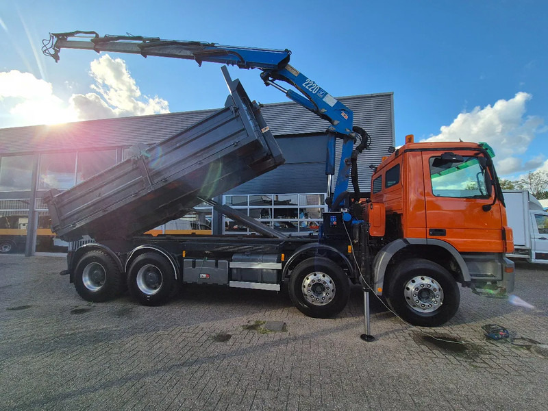 Mercedes-Benz Actros 3241 8X4 Containersysteem/ 20T HMF crane/ Manual - Hákový nosič kontejnerů, Auto s hydraulickou rukou: obrázek 2 Mercedes-Benz Actros 3241 8X4 Containersysteem/ 20T HMF crane/ Manual - Hákový nosič kontejnerů, Auto s hydraulickou rukou: obrázek 2