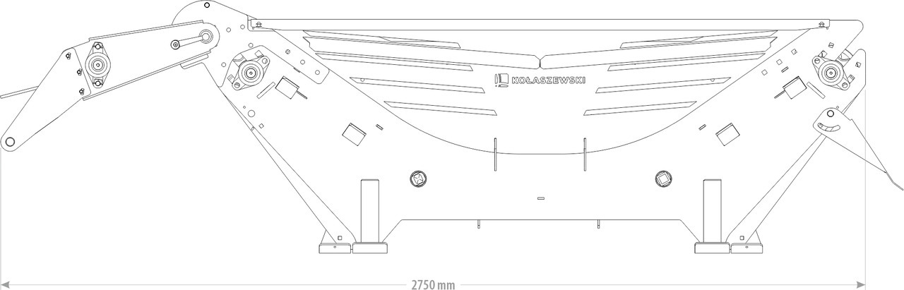 Kołaszewski ROZWIJARKA BALOTÓW Z WIRNIKIEM DO ŚCIELENIA - Zemědělská technika: obrázek 3 Kołaszewski ROZWIJARKA BALOTÓW Z WIRNIKIEM DO ŚCIELENIA - Zemědělská technika: obrázek 3
