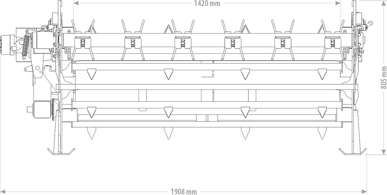 Kołaszewski ROZWIJARKA BALOTÓW Z WIRNIKIEM DO ŚCIELENIA - Zemědělská technika: obrázek 2 Kołaszewski ROZWIJARKA BALOTÓW Z WIRNIKIEM DO ŚCIELENIA - Zemědělská technika: obrázek 2