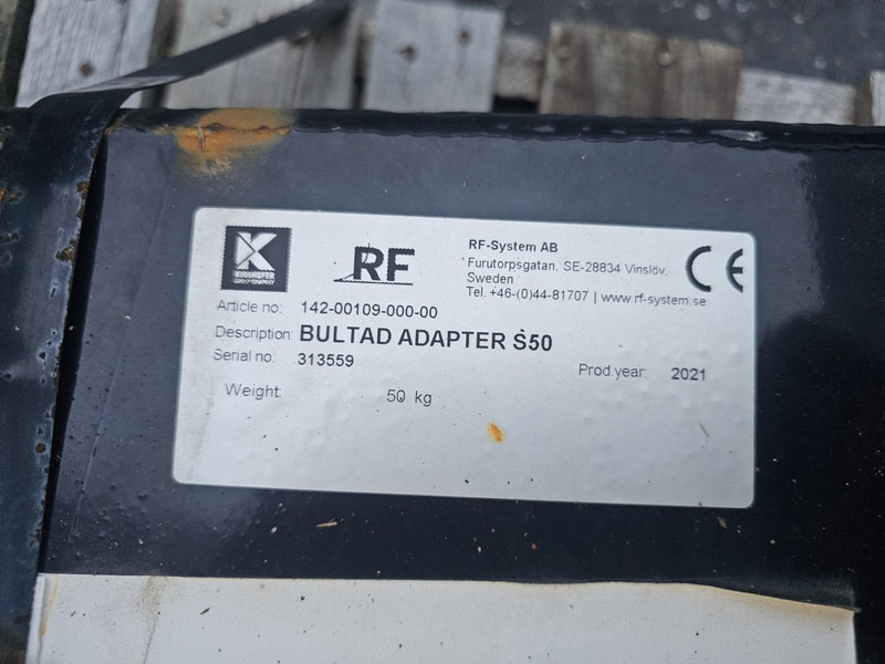 Adaptor plate s50 engcon s50 volvo s50 anbauplatte - Rychloupínací pro Stavební technika: obrázek 2 Adaptor plate s50 engcon s50 volvo s50 anbauplatte - Rychloupínací pro Stavební technika: obrázek 2