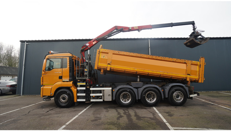 MAN TGS 35-440 8X4 2 SIDE TIPPER WITH HMF Z 1943 CRANE 415.000KM - Auto s hydraulickou rukou: obrázek 1 MAN TGS 35-440 8X4 2 SIDE TIPPER WITH HMF Z 1943 CRANE 415.000KM - Auto s hydraulickou rukou: obrázek 1
