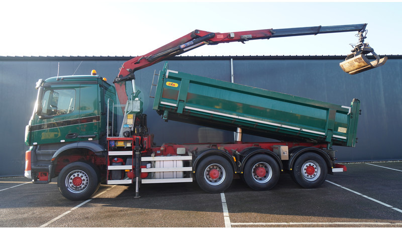 Mercedes-Benz AROCS 3542 8X4 2 SIDE TIPPER WITH HMF Z 1943 CRANE 407.000KM - Auto s hydraulickou rukou: obrázek 1 Mercedes-Benz AROCS 3542 8X4 2 SIDE TIPPER WITH HMF Z 1943 CRANE 407.000KM - Auto s hydraulickou rukou: obrázek 1