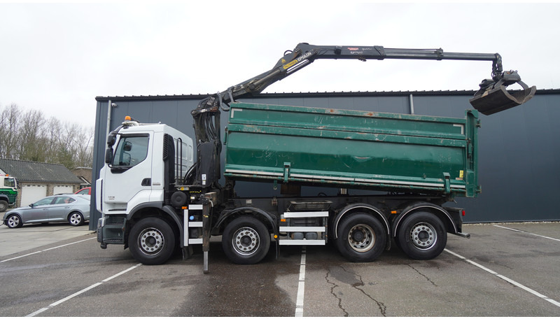 Renault PREMIUM 380 DXI 8X2/6 2 SIDE TIPPER WITH PLFINGER Q 170 Z CRANE.278.200KM - Auto s hydraulickou rukou: obrázek 2 Renault PREMIUM 380 DXI 8X2/6 2 SIDE TIPPER WITH PLFINGER Q 170 Z CRANE.278.200KM - Auto s hydraulickou rukou: obrázek 2