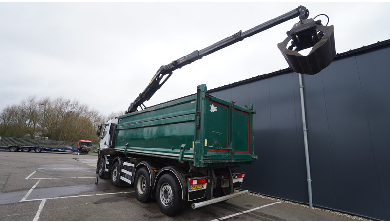 Renault PREMIUM 380 DXI 8X2/6 2 SIDE TIPPER WITH PLFINGER Q 170 Z CRANE.278.200KM - Auto s hydraulickou rukou: obrázek 4 Renault PREMIUM 380 DXI 8X2/6 2 SIDE TIPPER WITH PLFINGER Q 170 Z CRANE.278.200KM - Auto s hydraulickou rukou: obrázek 4