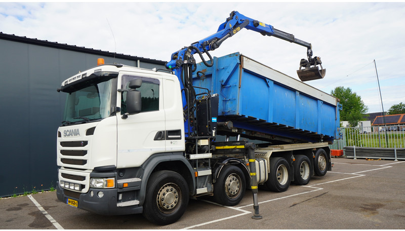 Scania G 490 10X4 CABLE SYSTEM TRUCK WITH PALFINGER Q180Z95TR CRANE - Auto s hydraulickou rukou: obrázek 2 Scania G 490 10X4 CABLE SYSTEM TRUCK WITH PALFINGER Q180Z95TR CRANE - Auto s hydraulickou rukou: obrázek 2