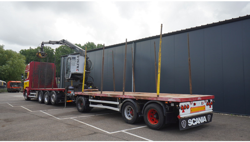 Scania R 580 V8 8X4 LOGTRANSPORT COMBI WITH MTDK YEAR 2012 TRAILER KESLA 46 CRANE - Lesovůz, Auto s hydraulickou rukou: obrázek 5 Scania R 580 V8 8X4 LOGTRANSPORT COMBI WITH MTDK YEAR 2012 TRAILER KESLA 46 CRANE - Lesovůz, Auto s hydraulickou rukou: obrázek 5