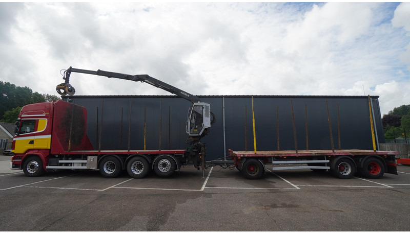 Scania R 580 V8 8X4 LOGTRANSPORT COMBI WITH MTDK YEAR 2012 TRAILER KESLA 46 CRANE - Lesovůz, Auto s hydraulickou rukou: obrázek 1 Scania R 580 V8 8X4 LOGTRANSPORT COMBI WITH MTDK YEAR 2012 TRAILER KESLA 46 CRANE - Lesovůz, Auto s hydraulickou rukou: obrázek 1