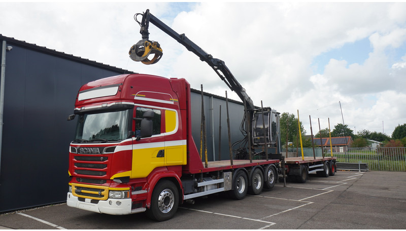 Scania R 580 V8 8X4 LOGTRANSPORT COMBI WITH MTDK YEAR 2012 TRAILER KESLA 46 CRANE - Lesovůz, Auto s hydraulickou rukou: obrázek 3 Scania R 580 V8 8X4 LOGTRANSPORT COMBI WITH MTDK YEAR 2012 TRAILER KESLA 46 CRANE - Lesovůz, Auto s hydraulickou rukou: obrázek 3