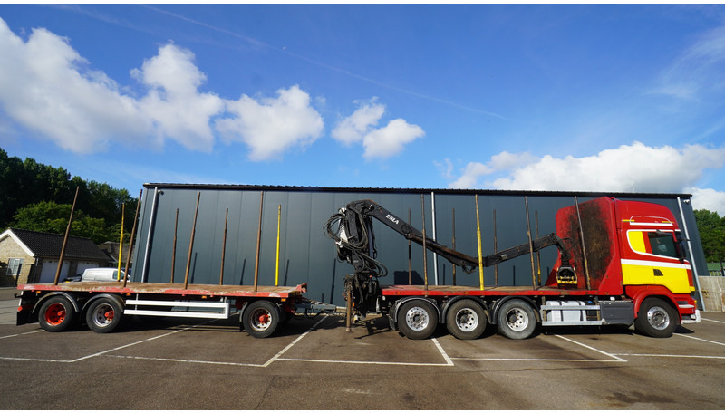 Scania R 580 V8 8X4 LOGTRANSPORT COMBI WITH MTDK YEAR 2012 TRAILER KESLA 46 CRANE - Lesovůz, Auto s hydraulickou rukou: obrázek 4 Scania R 580 V8 8X4 LOGTRANSPORT COMBI WITH MTDK YEAR 2012 TRAILER KESLA 46 CRANE - Lesovůz, Auto s hydraulickou rukou: obrázek 4