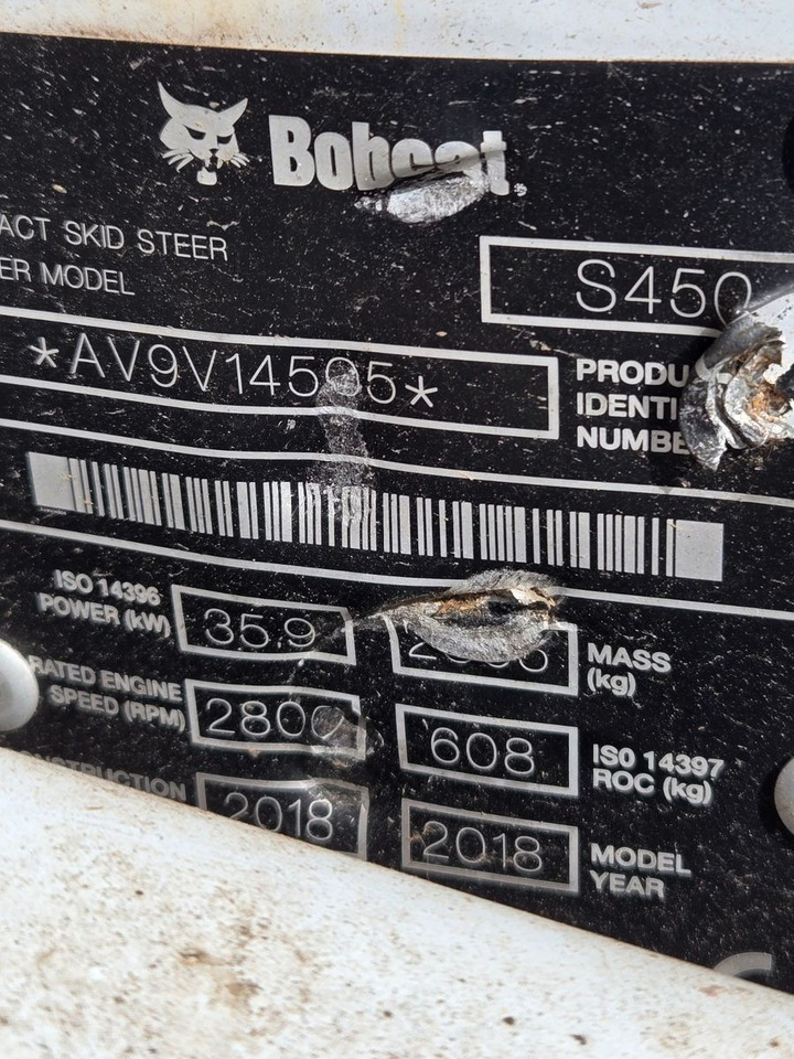 Bobcat S450 - Kolový nakladač: obrázek 2 Bobcat S450 - Kolový nakladač: obrázek 2