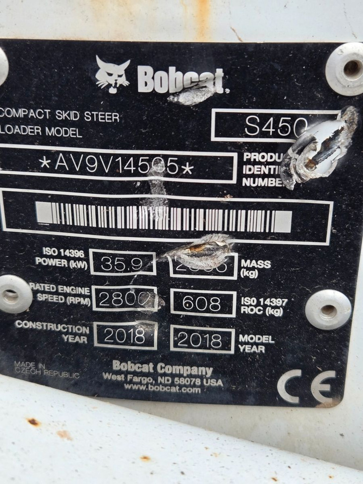 Bobcat S450 - Kolový nakladač: obrázek 2 Bobcat S450 - Kolový nakladač: obrázek 2
