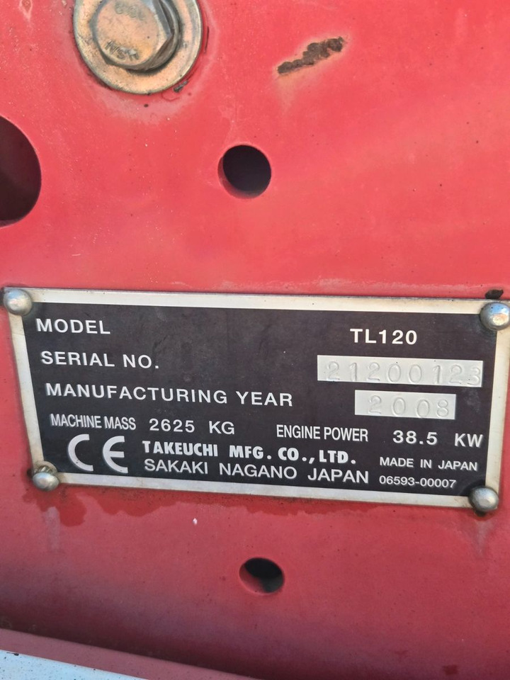 Kolový nakladač Takeuchi TL120: obrázek 6