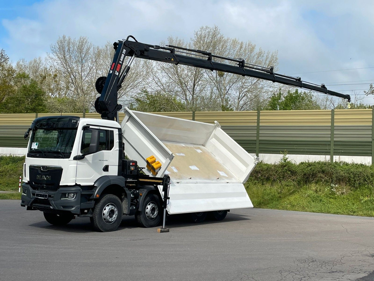 MAN TGS 41.480 8x4/Euro6e Euromix Kipper Hiab 228-6 - Sklápěč, Auto s hydraulickou rukou: obrázek 1 MAN TGS 41.480 8x4/Euro6e Euromix Kipper Hiab 228-6 - Sklápěč, Auto s hydraulickou rukou: obrázek 1