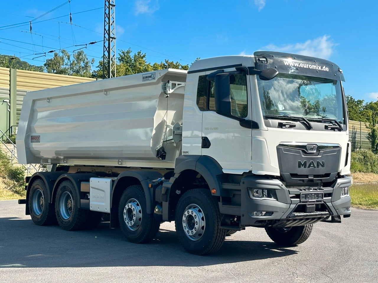 Sklápěč MAN TGS 41.480 BB 8X4 Euromix Mulden Kipper HARDOX: obrázek 9