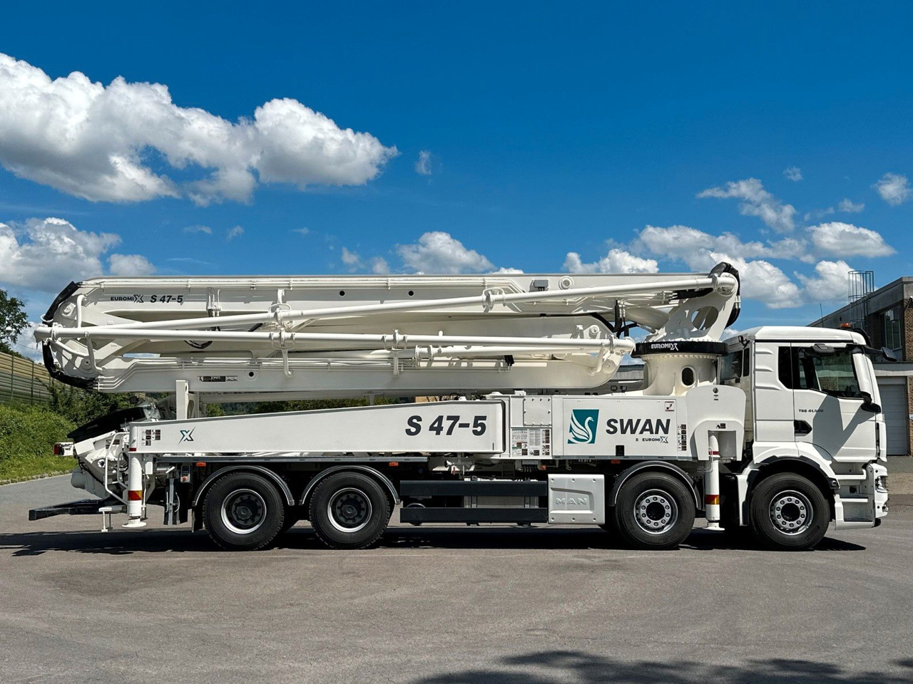 Volvo FMX 500 8x4 SWAN 47m Betonpumpe EuromixMTP - Autočerpadlo: obrázek 1 Volvo FMX 500 8x4 SWAN 47m Betonpumpe EuromixMTP - Autočerpadlo: obrázek 1
