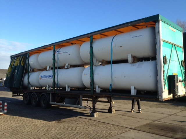 Palivová nádrž pro Nákladní auto 5000 L (2,5 ton) Gastank on trailer -Gas, Gaz, LPG, GPL, Propane, Butane tanks aboveground working pressure 15.6 bar Used tanks-Also available per single piece ID 1.005: obrázek 6