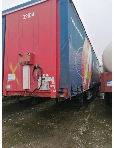Curtain semi-trailer with used aboveground 2700 &4850L tanks Gas, Gaz, LPG, GPL, Propane, Butane tank ID 8.370 - Cisternový návěs: obrázek 2 Curtain semi-trailer with used aboveground 2700 &4850L tanks Gas, Gaz, LPG, GPL, Propane, Butane tank ID 8.370 - Cisternový návěs: obrázek 2