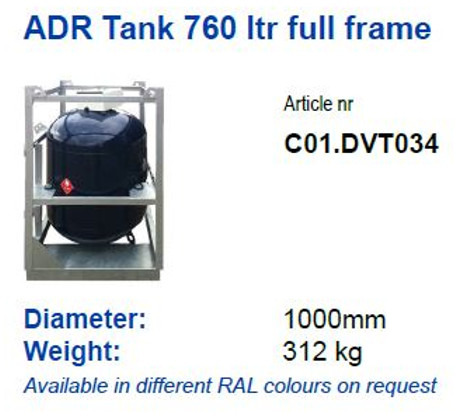 De Visser gastank New ADR LPG tank 760ltr Full Frame LPG, Gas, Gaz, Gastank Available in different RAL colours on request Gastank - Skladovací nádrž: obrázek 2 De Visser gastank New ADR LPG tank 760ltr Full Frame LPG, Gas, Gaz, Gastank Available in different RAL colours on request Gastank - Skladovací nádrž: obrázek 2