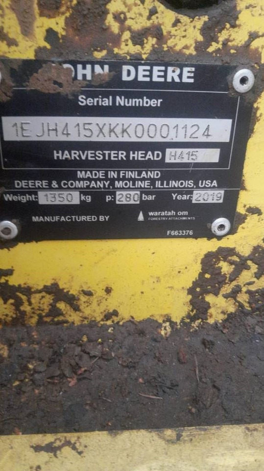 John Deere 1270 E - Harvestor: obrázek 5 John Deere 1270 E - Harvestor: obrázek 5