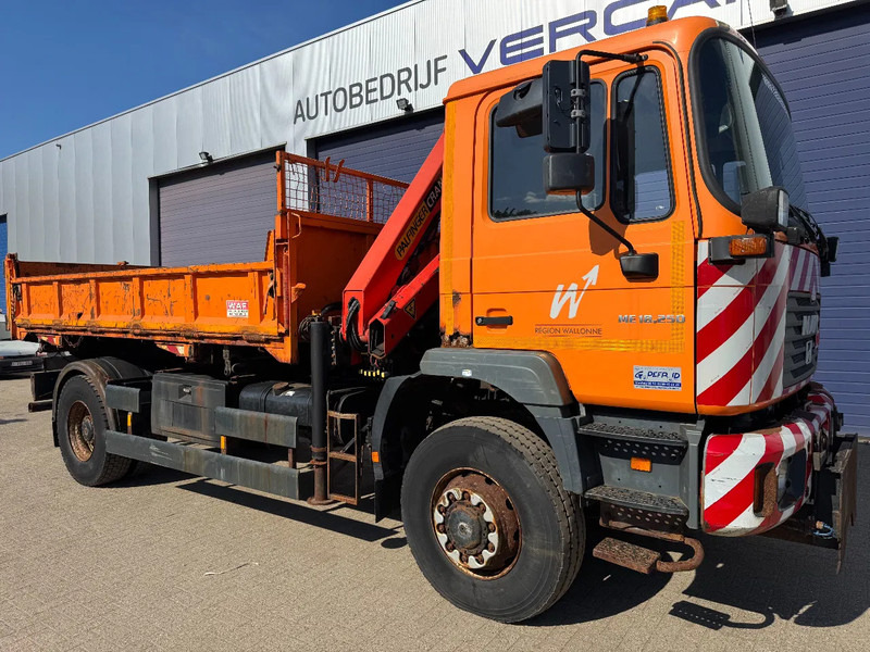 MAN ME 18.250 4X4 **BELGIAN TRUCK+PALFINGER PK8500** - Sklápěč, Auto s hydraulickou rukou: obrázek 1 MAN ME 18.250 4X4 **BELGIAN TRUCK+PALFINGER PK8500** - Sklápěč, Auto s hydraulickou rukou: obrázek 1