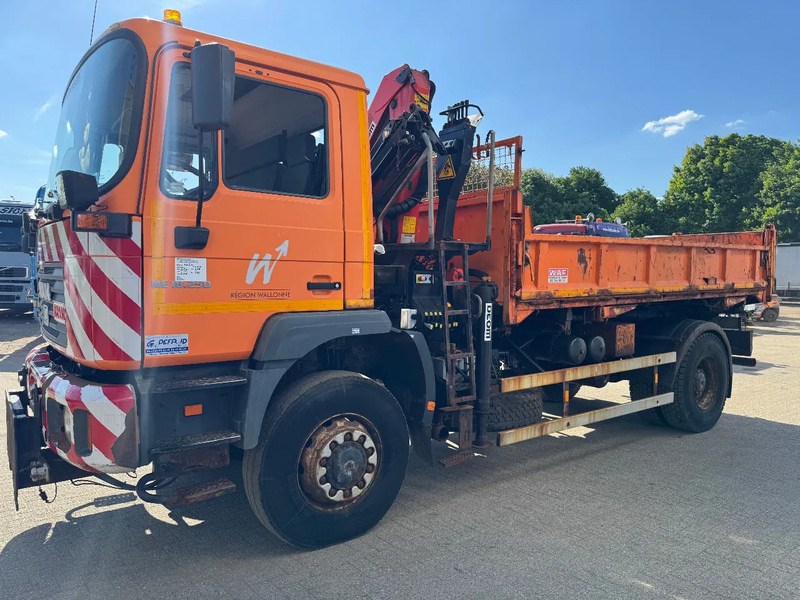 MAN ME18.250 **4x4-TIPPER+PALFINGER PK8500-BELGIAN TRUCK** - Sklápěč, Auto s hydraulickou rukou: obrázek 3 MAN ME18.250 **4x4-TIPPER+PALFINGER PK8500-BELGIAN TRUCK** - Sklápěč, Auto s hydraulickou rukou: obrázek 3