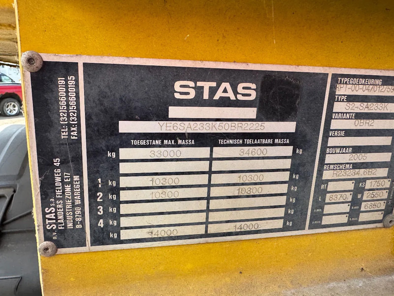 Stas **FULL STEEL SUSPENSION-ALU** - Sklápěcí návěs: obrázek 2 Stas **FULL STEEL SUSPENSION-ALU** - Sklápěcí návěs: obrázek 2