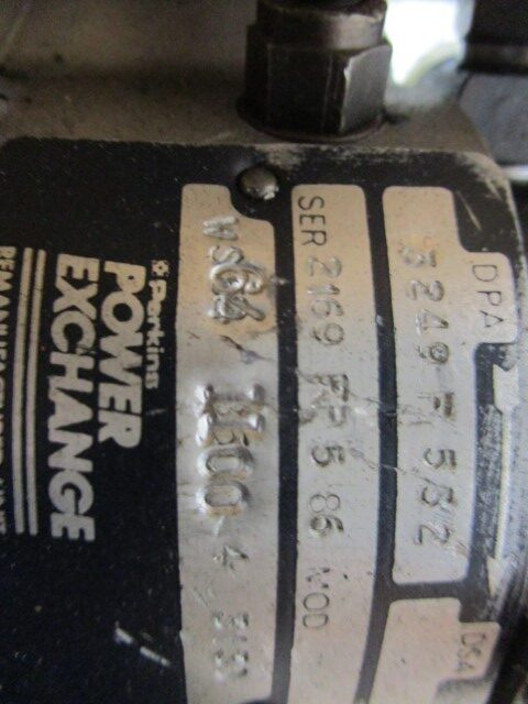 CAV ROTO PERKINS DPA DIESEL FUEL INJECTION PUMP TYPE 3249F332 - Palivový systém pro Nákladní auto: obrázek 2 CAV ROTO PERKINS DPA DIESEL FUEL INJECTION PUMP TYPE 3249F332 - Palivový systém pro Nákladní auto: obrázek 2