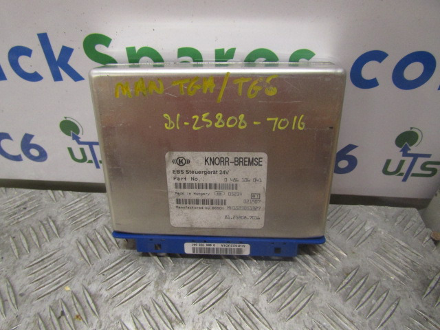 MAN TGA EBS ECU P/NO 81.25808.7016 - Řídicí blok pro Nákladní auto: obrázek 1 MAN TGA EBS ECU P/NO 81.25808.7016 - Řídicí blok pro Nákladní auto: obrázek 1