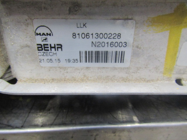 MAN TGL DO834 INTERCOOLER P/NO 81.06130.0228 - Motor a díly pro Nákladní auto: obrázek 2 MAN TGL DO834 INTERCOOLER P/NO 81.06130.0228 - Motor a díly pro Nákladní auto: obrázek 2