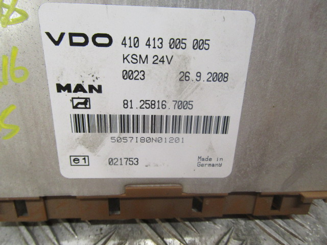 MAN TGM KSM CONTROL UNIT 81.25816.7005 - Elektrický systém pro Nákladní auto: obrázek 2 MAN TGM KSM CONTROL UNIT 81.25816.7005 - Elektrický systém pro Nákladní auto: obrázek 2