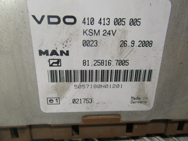 MAN TGM/TGS KSM CONTROL UNIT 81.25816.7005 - Elektrický systém pro Nákladní auto: obrázek 2 MAN TGM/TGS KSM CONTROL UNIT 81.25816.7005 - Elektrický systém pro Nákladní auto: obrázek 2
