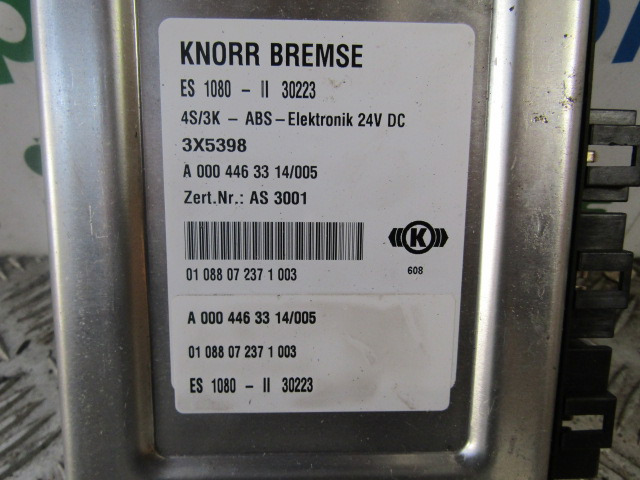 MERCEDES ATEGO ABS/ESR ECU P/NO A000 446 3314 - Řídicí blok pro Nákladní auto: obrázek 2 MERCEDES ATEGO ABS/ESR ECU P/NO A000 446 3314 - Řídicí blok pro Nákladní auto: obrázek 2