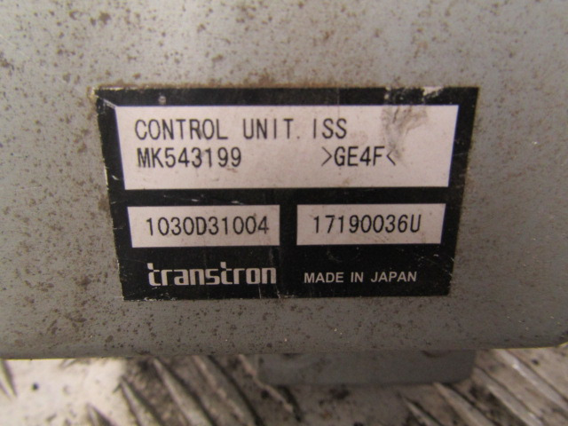 MITSUBISHI FUSO 4P10 CONTROL UNIT (ISS) P/NO MK543199 - Elektrický systém pro Nákladní auto: obrázek 2 MITSUBISHI FUSO 4P10 CONTROL UNIT (ISS) P/NO MK543199 - Elektrický systém pro Nákladní auto: obrázek 2