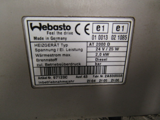 RENAULT MIDLUM CAB NIGHT HEATER TYPE WEBASTO AIR TOP 2000 - Kabina a interiér pro Nákladní auto: obrázek 3 RENAULT MIDLUM CAB NIGHT HEATER TYPE WEBASTO AIR TOP 2000 - Kabina a interiér pro Nákladní auto: obrázek 3