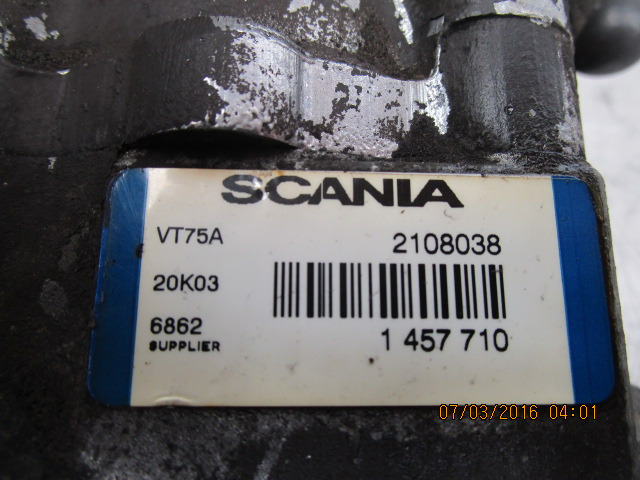 SCANIA 124 420 DC1203 POWER STEERING PUMP 2108038 - Motor a díly pro Nákladní auto: obrázek 2 SCANIA 124 420 DC1203 POWER STEERING PUMP 2108038 - Motor a díly pro Nákladní auto: obrázek 2