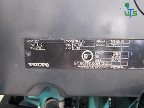 VOLVO FE 240 EURO 5 ENGINE TYPE D7F - Motor pro Nákladní auto: obrázek 3 VOLVO FE 240 EURO 5 ENGINE TYPE D7F - Motor pro Nákladní auto: obrázek 3
