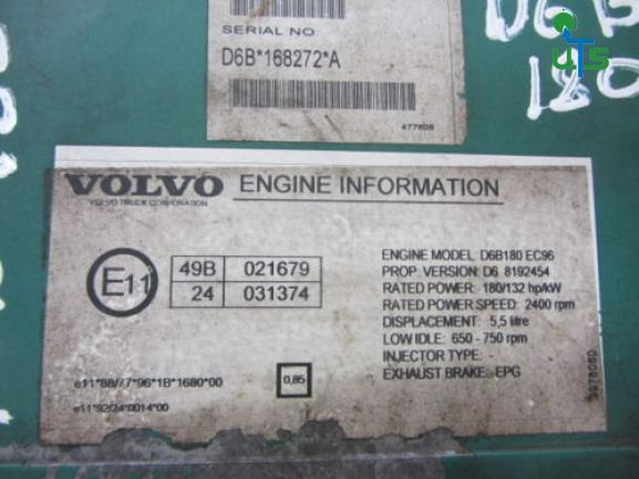 VOLVO FLE 180 ENGINE ECU P/NO D6B 168272A - Řídicí blok pro Nákladní auto: obrázek 2 VOLVO FLE 180 ENGINE ECU P/NO D6B 168272A - Řídicí blok pro Nákladní auto: obrázek 2