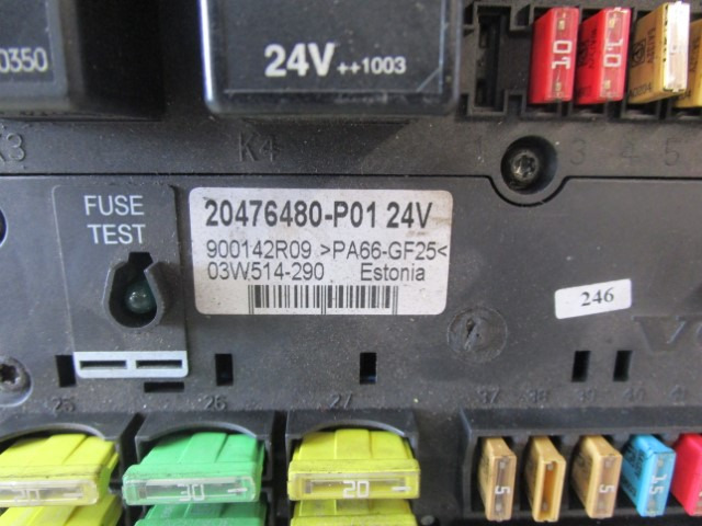 VOLVO FM12/FM9 INTERFACE CONTROL UNIT BBM ECU 20538397-01 - Řídicí blok pro Nákladní auto: obrázek 2 VOLVO FM12/FM9 INTERFACE CONTROL UNIT BBM ECU 20538397-01 - Řídicí blok pro Nákladní auto: obrázek 2