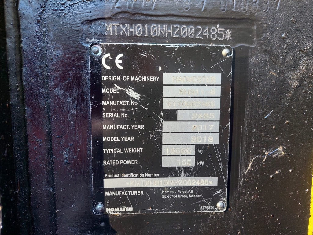 Komatsu 911 - Harvestor: obrázek 2 Komatsu 911 - Harvestor: obrázek 2